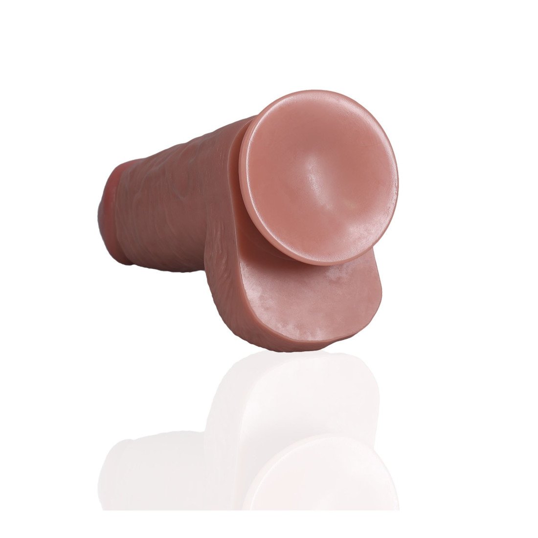 XXL falo imitatorius „Extra Thick Straight 9“ - RealRock