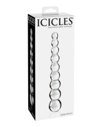 Stiklinis dildo „Icicles Nr. 2“ - Icicles