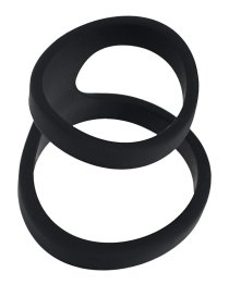 Penio žiedas „2 Loop Silicone Cock Ring“ - Shots Toys
