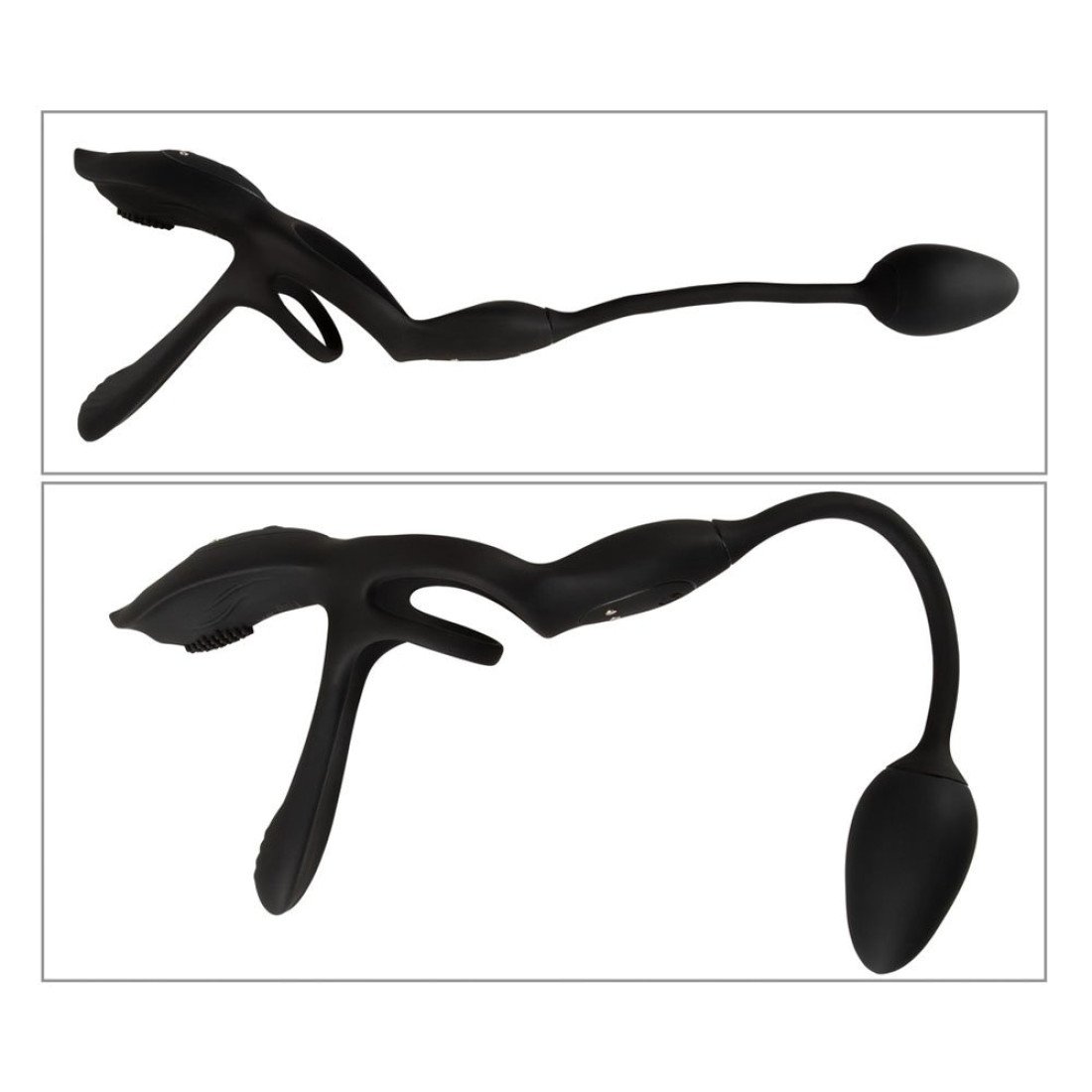 Vibruojantis penio žiedas - kaištis „RC Multi Function“ - Couples Choice