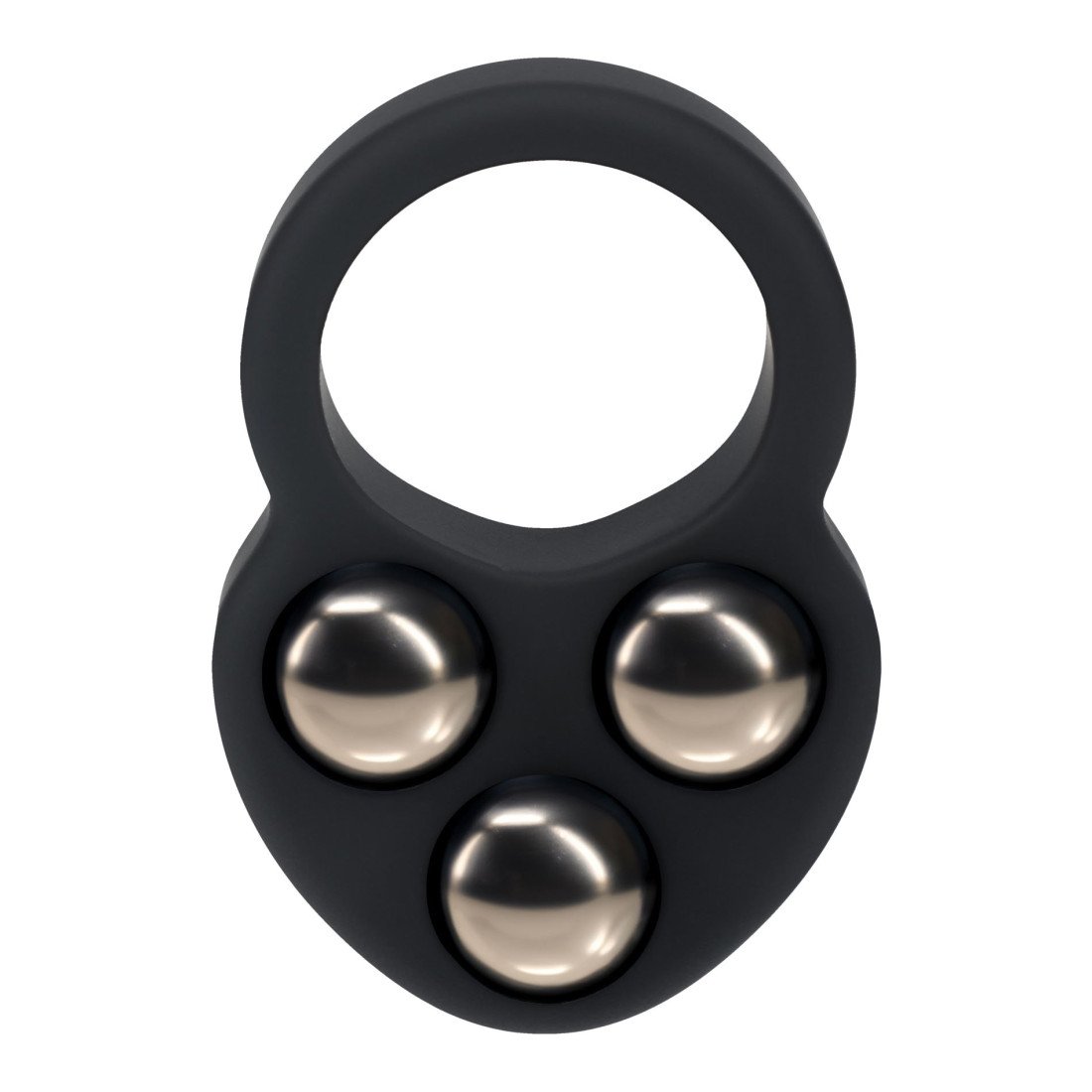 Penio žiedas „Triple Weighted Ball Cock Ring“ - Levelz