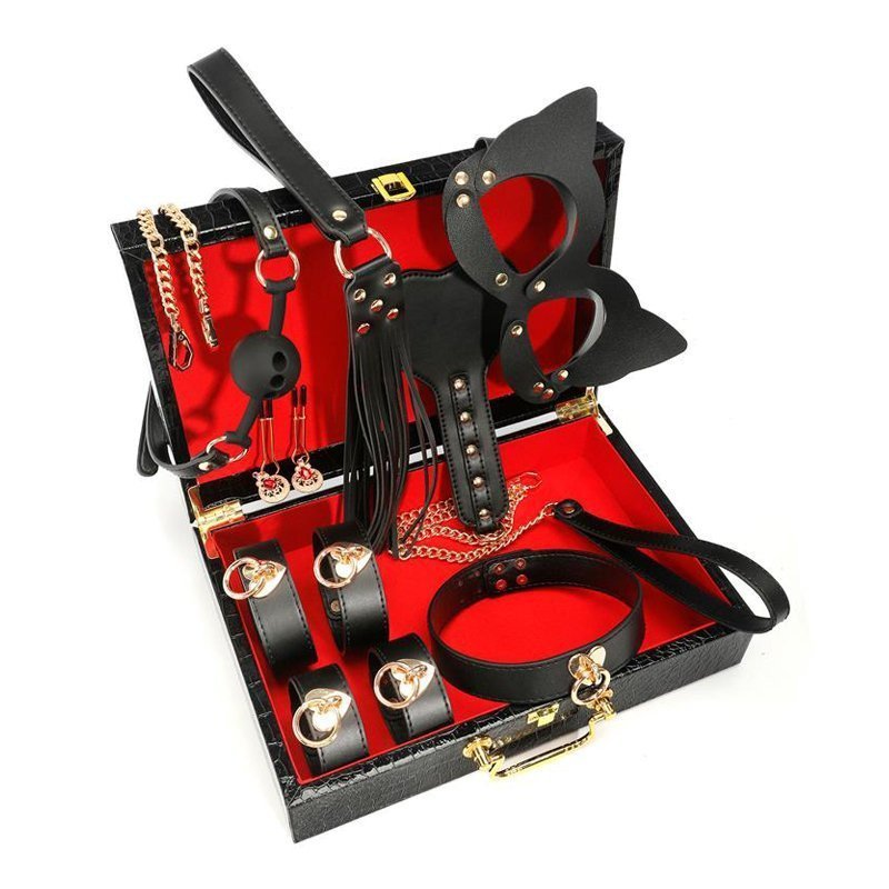 Suvaržymo rinkinys „Bondage Kit 8 pcs with Case“ - Latetobed