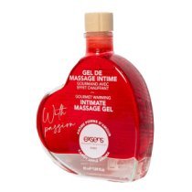 Šildantis masažo gelis „Candy Apple Aroma“, 50 ml - Exsens