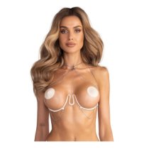 Atvira liemenėlė „Lustique White“ - Obsessive