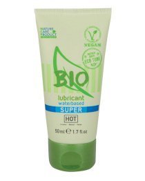 Ekologiškas vandens pagrindo lubrikantas „Bio Super“, 50 ml - Hot