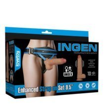 Vibruojantis strap-on dildo „Ingen Enhanced Strap on Set 9,5 XS-M“ - Lovetoy