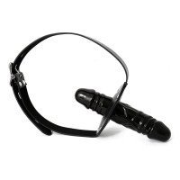 Burnos kaištis „Double Penis Gag Lockable“ - Latetobed