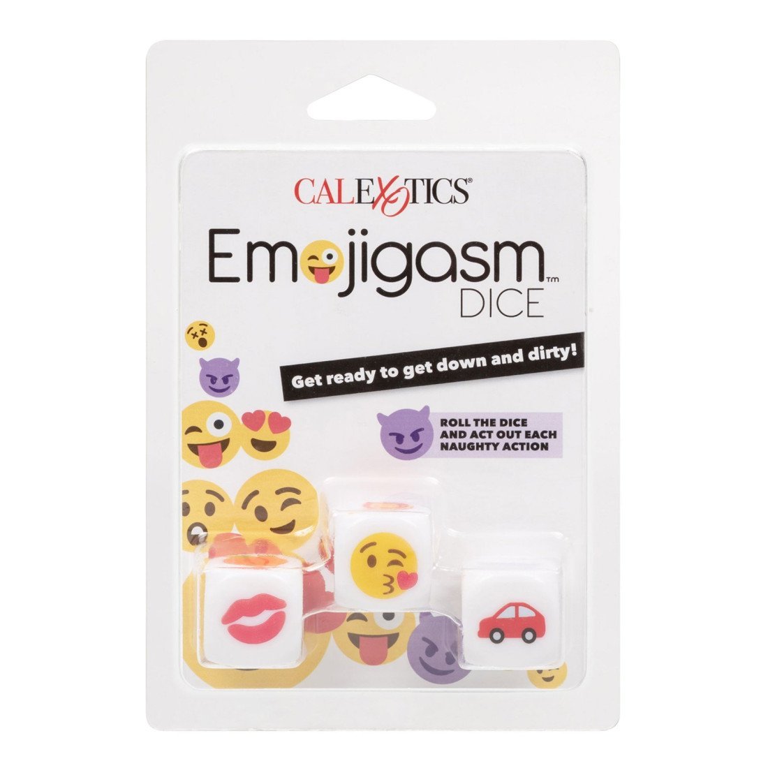 Erotinis žaidimas „Emojigasm Dice“ - CalExotics