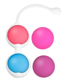 Vaginalinių kamuoliukų rinkinys „Adalet 4 Kegel Beads“ - Intoyou
