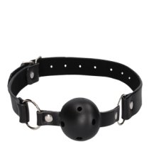 Burnos kaištis „Black & White Breathable Ball Gag“ - Ouch!