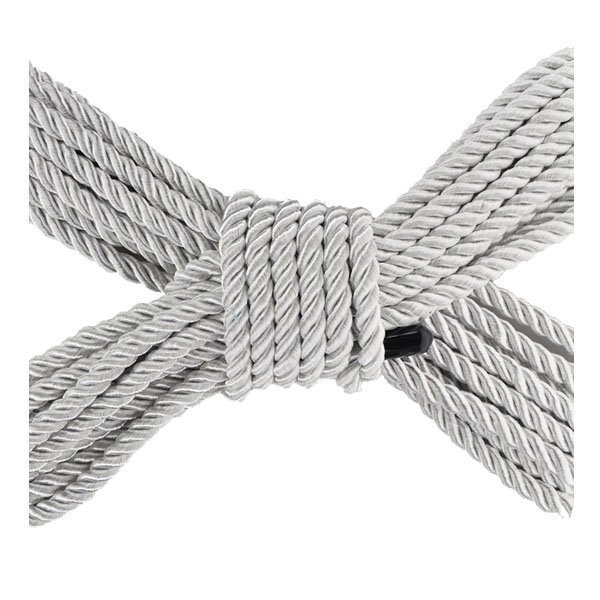 Suvaržymo virvė „Bondage Rope Silver“, 10 m - Ouch!