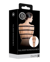 Kūno suvaržymo sistema „Full Body Bondage Belts“ - Ouch!