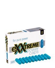 Maisto papildas vyrams „Exxtreme Power Caps“, 10 kapsulių - Hot