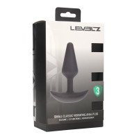 Vibruojantis analinis kaištis „Classic Vibrating Silicone Anal Plug“ - Levelz