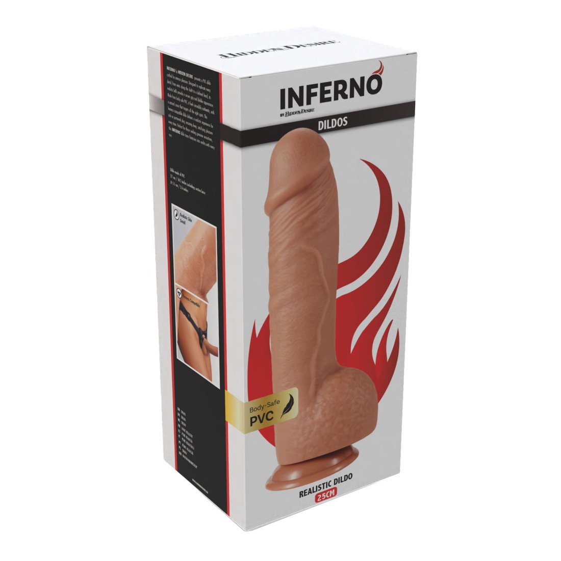 Falo imitatorius „Inferno Dildos 25 cm“ - Hidden Desire