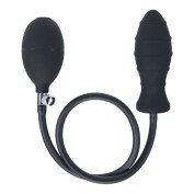 Pripučiamas analinis kaištis „Ribbed Inflatable Silicone Anal Plug“