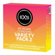 Prezervatyvų rinkinys „Variety Pack 2“, 48 vnt. - EXS Condoms