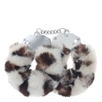 Antrankiai „Heavy-duty Fluffy Handcuffs Snow Leopard“ - Ouch!