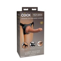 Strap-on dildo „Comfy Silicone Body Dock Kit“ - King COCK