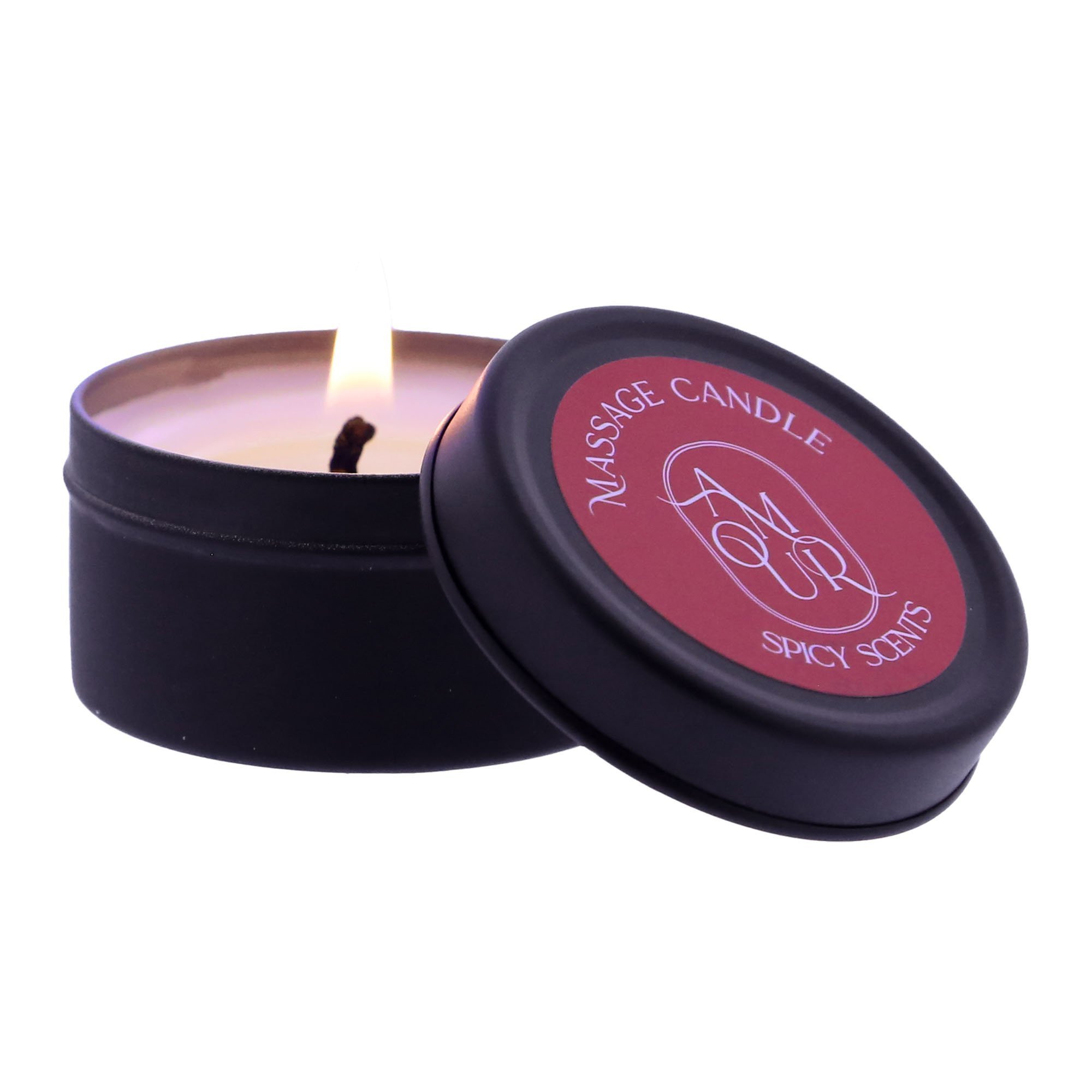 Masažinė žvakė „Amour Spicy Scents“, 30 ml - Dream Toys