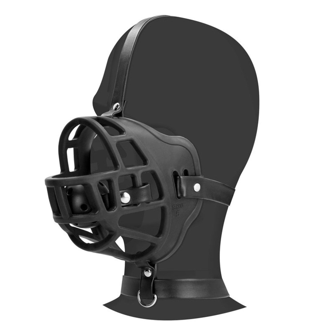 Kaukė su burnos kaiščiu „Xtreme Muzzle with Removable Ball Gag“ - Ouch!