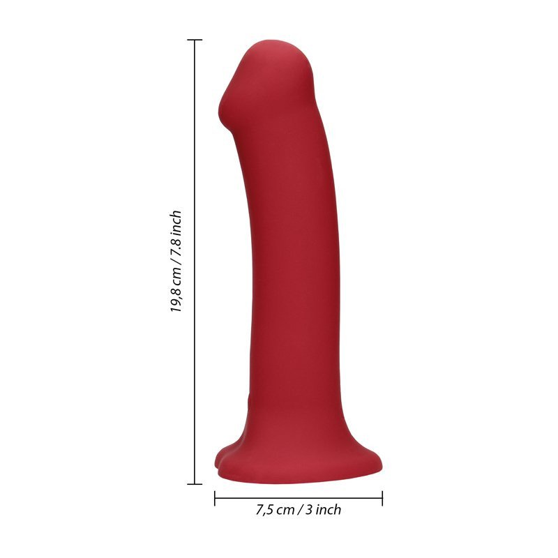 Vibruojantis silikoninis dildo „Non-Phallic Vibrating Dildo Large“ - Loveline