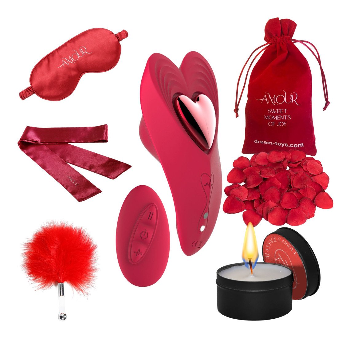Sekso žaislų rinkinys poroms „Amour - The Secrets of Love“ - Dream Toys