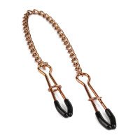 Spenelių spaustukai „Tweezer Nipple Clamps Gold“ - Mr. Steel