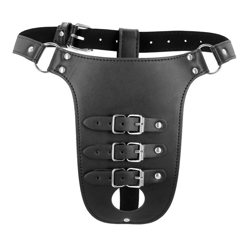Suvaržymo diržas vyrams „Xtreme Chastity Belt with Straps“ - Ouch!