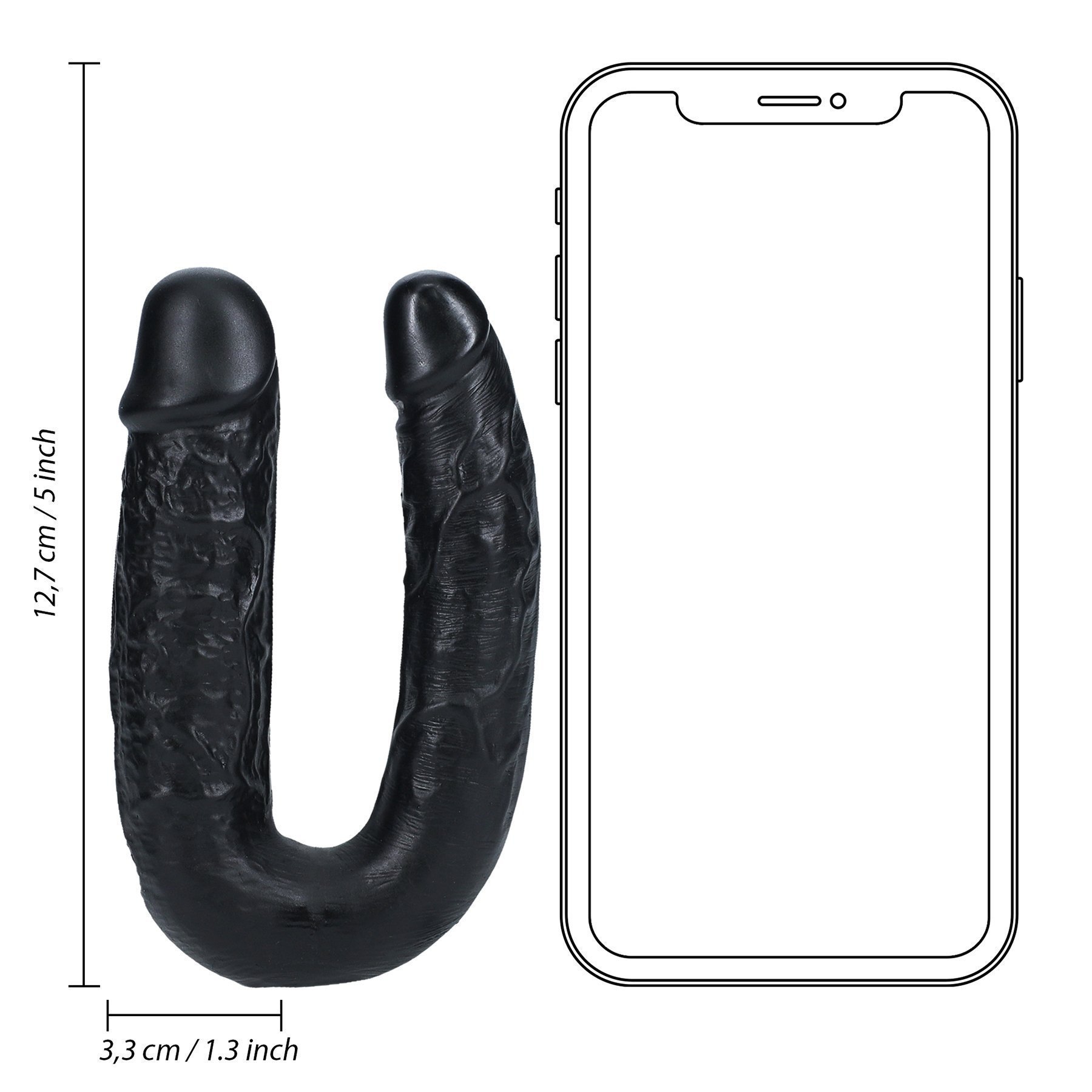 Dvigubas dildo „U Shaped Double Dildo“ - RealRock