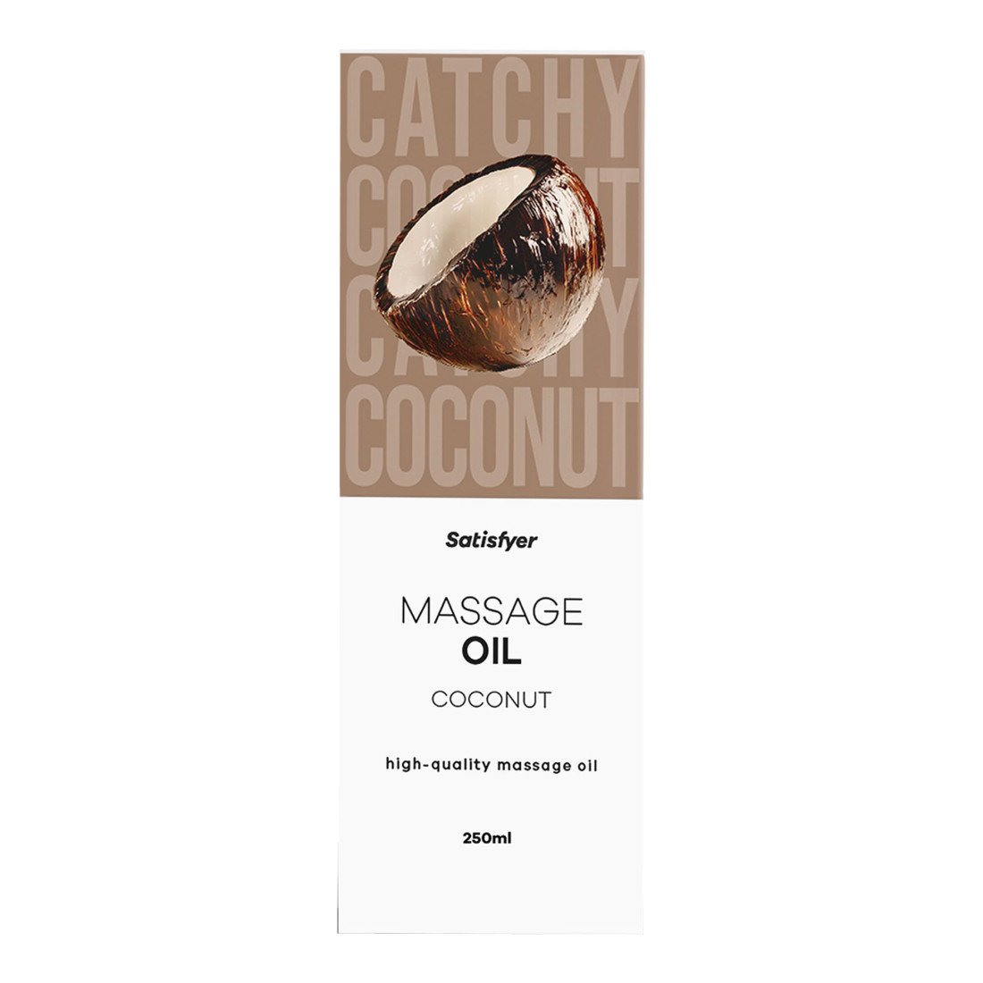 Masažo aliejus „Coconut“, 250 ml - Satisfyer