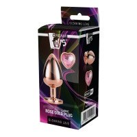 Didelis analinis kaištis „Rose Gold Gleaming Love“ - Dream Toys