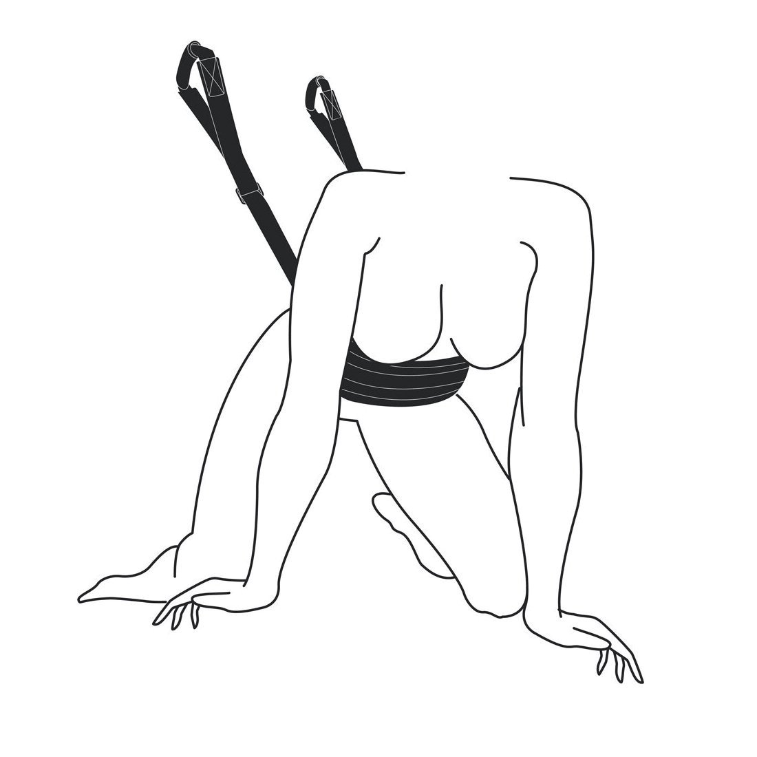 Kūno suvaržymo sistema „Position Strap“ - EasyToys
