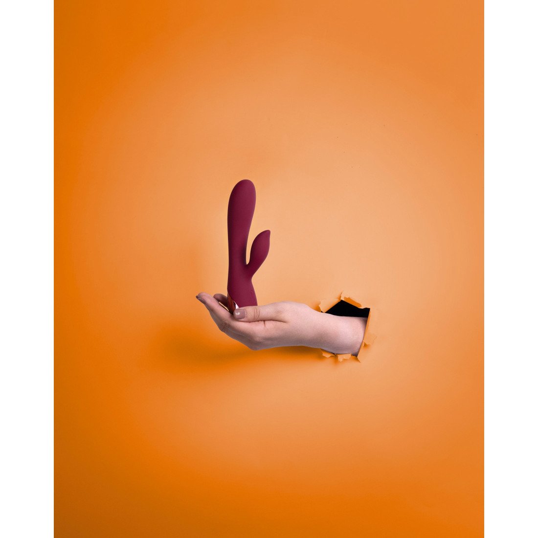 Vibratorius kiškutis „Smooth Silicone Rabbit Vibrator“ - Loveline