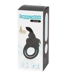 Vibruojantis penio ir sėklidžių žiedas „Cock Ring“ - Happy Rabbit