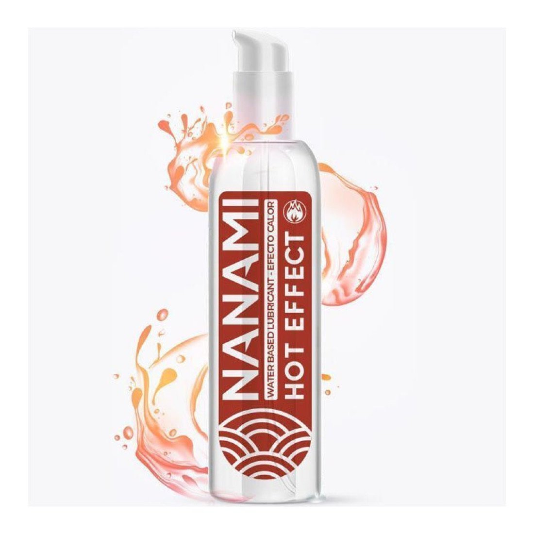 Šildantis vandens pagrindo lubrikantas „Hot Effect“, 150 ml - Nanami