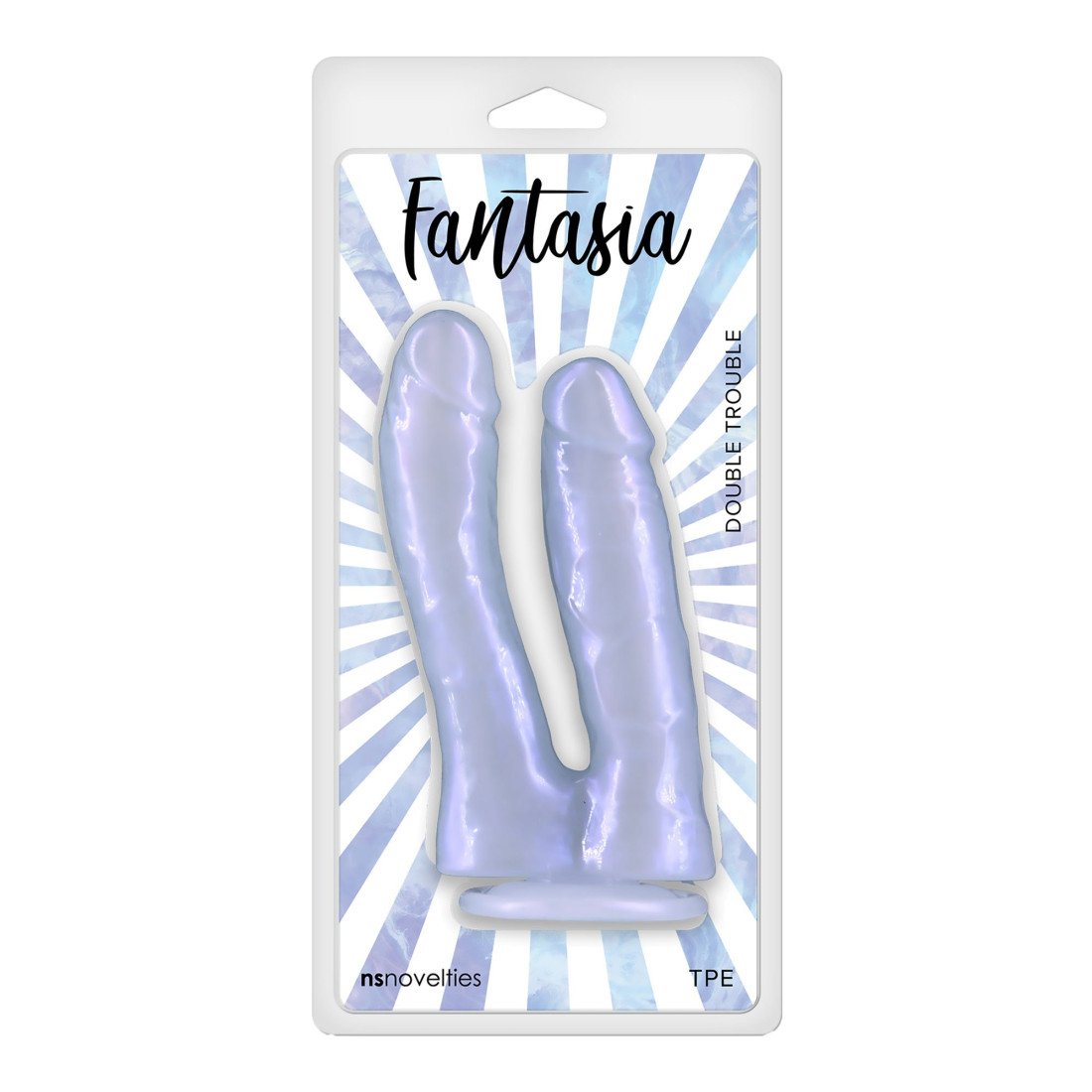 Dvigubas dildo „Double Trouble“ - NS Novelties