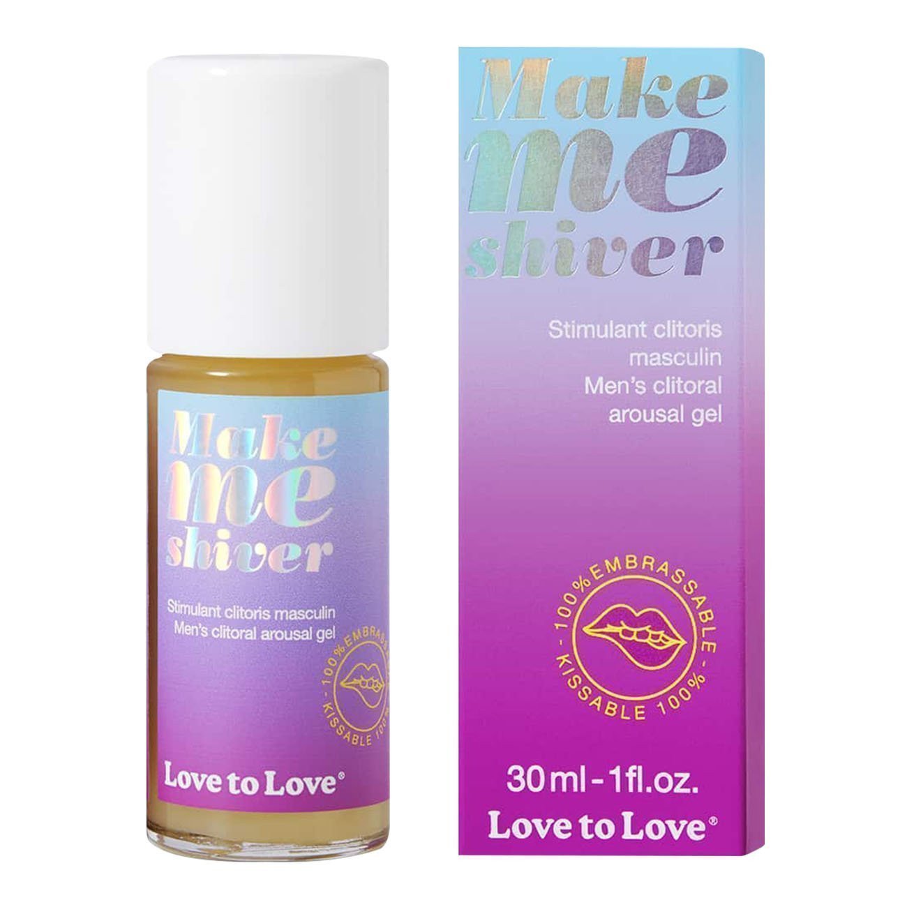 Stimuliuojantis gelis vyrams „Make Me Shiver“, 30 ml - Love to Love