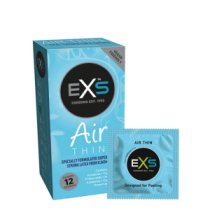 Ploni prezervatyvai „Air Thin“, 12 vnt. - EXS Condoms