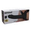 Vibruojantis strap-on dildo „Inferno 20 cm“ - Hidden Desire