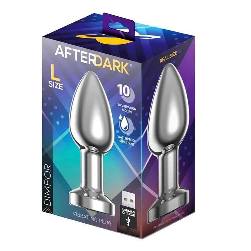 Vibruojantis analinis kaištis „Dimpor L“ - Afterdark