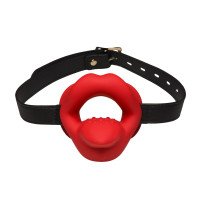 Vibruojantis burnos kaištis „Vibrating Sissy Mouth Gag“ - Master Series