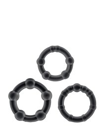 Penio žiedų rinkinys „Beaded Cockrings“ - Stay Hard