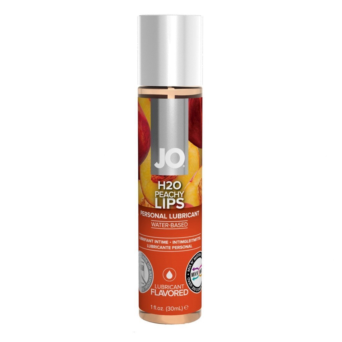 Vandens pagrindo lubrikantas „H2O Peachy Lips“, 30 ml - System JO