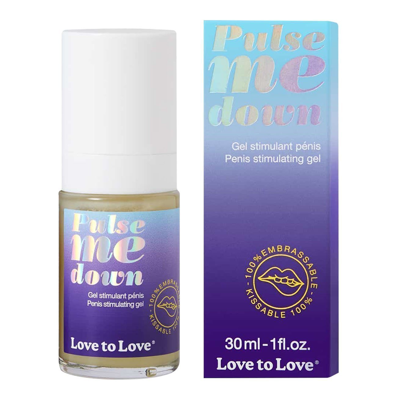 Stimuliuojantis gelis peniui „Pulse Me Down“, 30 ml - Love to Love