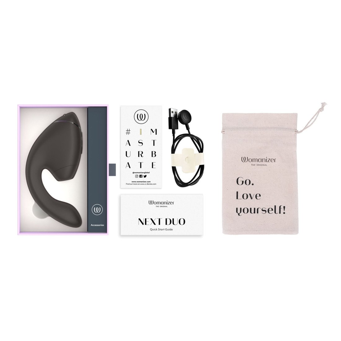 Klitorinis stimuliatorius - vibratorius „Next Duo“ - Womanizer
