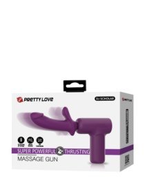 Automatinis vibratorius kiškutis „Super Powerful Thrusting Dj Scholar“ - Pretty Love