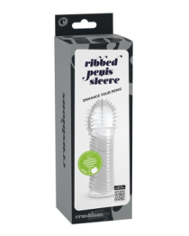 Penio mova „Ribbed Penis Sleeve” - Crushious