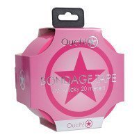 Suvaržymo juosta „Bondage Tape Pink“, 20 m - Ouch!