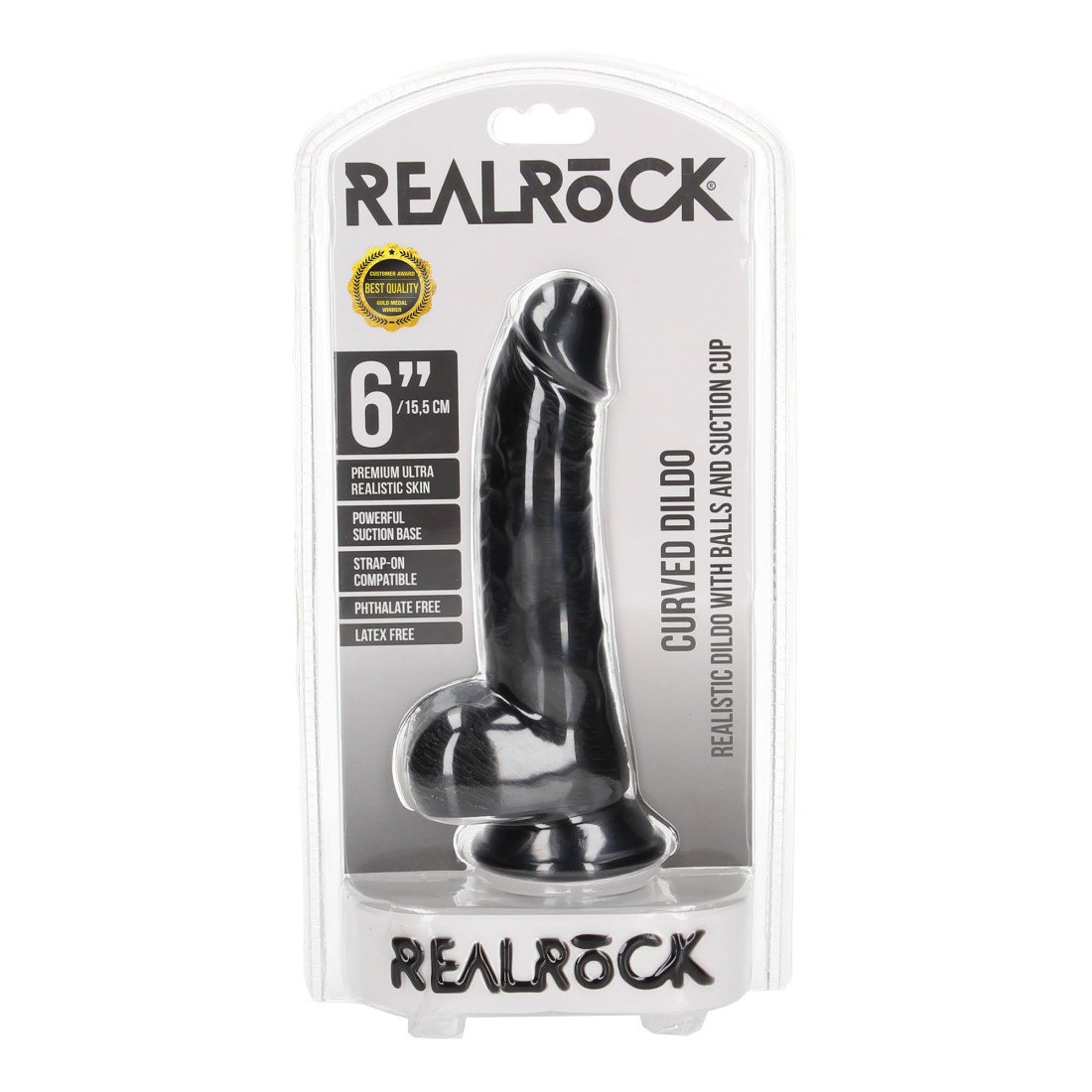 Falo imitatorius „Curved Dildo Nr. 6“ - RealRock